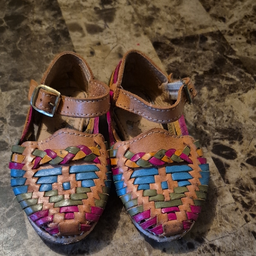 Colorful Kids' Woven Sandals